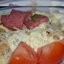 Вермишель жареная под сыром