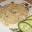 Киноа с куриной грудкой и грибами