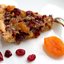 Пирог с клюквой орехами и курагой