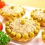 Тарталетки с салатом из куриной печени