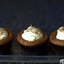 Шоколадные кексы с мятным кремом