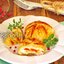 Куриные фрикадельки с начинкой в слоёном тесте