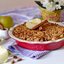 Пряный крамбл с яблоком и бананом