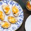 Брускетта с козьим сыром и апельсиновым джемом
