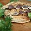 Цельнозерновая пита с колбасками
