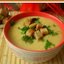 Гороховый суп-пюре с гренками