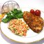 Нежная курочка по-итальянски с морковью и зеленым горошком в молочно-сливоч