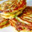 Оладушки пирожки с зеленью и яйцом