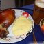 Плов с грибами и помидорами