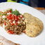 Куриная грудка с гречкой в грузинском стиле