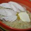 Каша из пшеничных хлопьев с курочкой и маслом