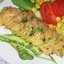 Картофель, запеченный с сыром и базиликом