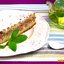 Тёртый пирог с клубникой и творогом