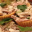 Мясной салат-ассорти в тарталетках