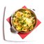 Стейки из хека с луком, помидорами и тертым сыром