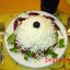 Говяжий язык под соусом из красной смородины