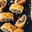Рулеты с грибами и сыром