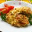 Омлет с курицей и кабачками