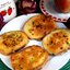 Сырные гренки с зеленым луком