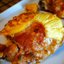 Курица, запеченная с ананасами