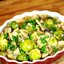Брюссельская капуста с грибами