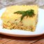 Рыбная запеканка с картофельным пюре