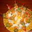 Канапе из фруктов с сыром