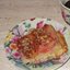 Киш с бататом, козьим сыром и кедровыми орешками