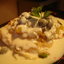 Лосось запеченный с персиком и орешками