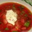 Салат из курицы с овощами и омлетом