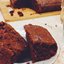 Шоколадный манный пирог с брусникой