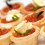 Тарталетки с сыром и икрой