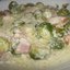 Рулет из белков с малиной и сливками
