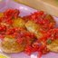 Куриные грудки в томатно-сырном соусе Картофель с луком и перцем