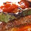 Бургеры на гриле с овощами
