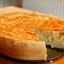 Луковый пирог с плавлеными сырками