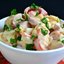 Салат из помидоров с сыром и сосисками