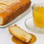 Постный кекс-манник с кокосом и персиками
