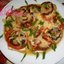 Цукини запеченные с помидорами и козьим сыром