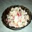 Салат из курицы с чесноком и сыром