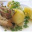 Запеченные свиные ребрышки с картофелем