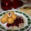 Сырные крокеты с вишней