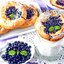 Ватрушки с черникой