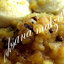 Галушки с яблоками