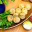 Крокеты из куриной печени в панировке из кускуса