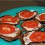 Большой бутерброд с ветчиной и овощами