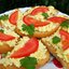 Гренки с яйцом и козьим сыром