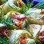 Рулетики из жареных кабачков