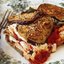 Курица с баклажанами и сыром