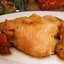 Куриные бедрышки, запеченные с яблоками